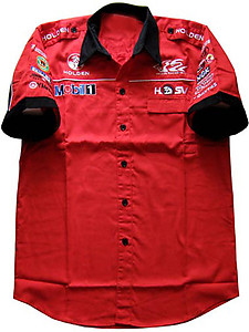 Holden Racing Shirt Red with Black Trim