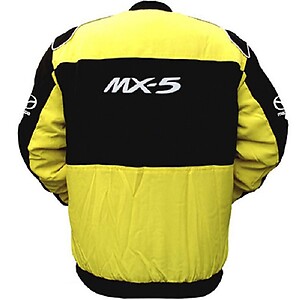 Mazda MX-5 Racing Jacket Yellow and Black