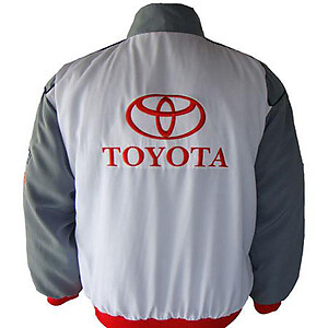 Toyota Panasonic Racing Jacket White and Gray