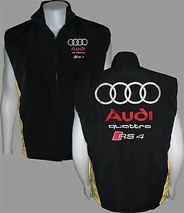 Audi Quattro RS 4 Vest Black and Yellow