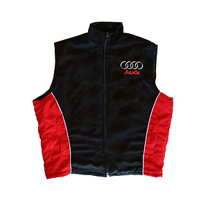 Audi Vest Black and Red