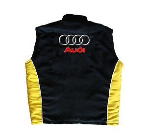 Audi Vest Black and Red
