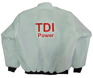Audi TDI Power Racing Jacket White and Red