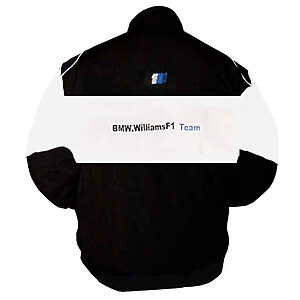 BMW Williams Team F1 Racing Jacket Black and White