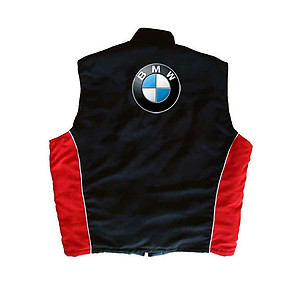 BMW Vest Black and Red