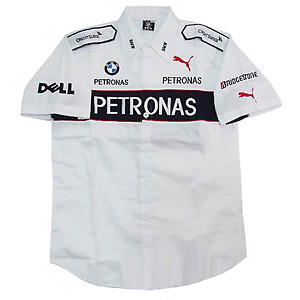 BMW Petronas Crew Shirt White