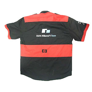 BMW Wiliiams F1 Crew Shirt Black and Red