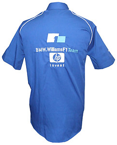 BMW Williams F1 Crew Shirt Blue