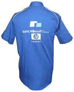 BMW Williams F1 Crew Shirt Blue