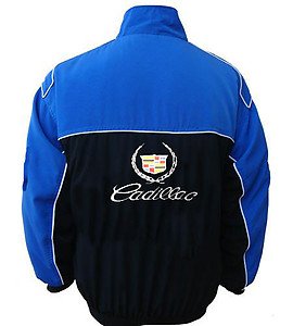 Cadillac Racing Jacket Royal Blue & Black