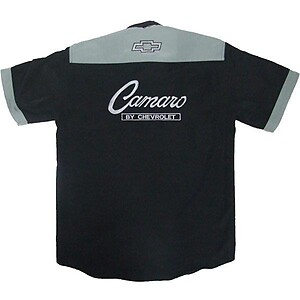 Chevrolet Chevy Camaro Light Gray and Black Shirt