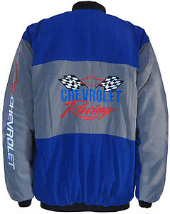 Chevrolet Racing Jacket Blue & Grey