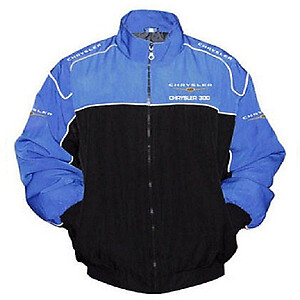 Chrysler 300 Racing Jacket Black and Royal Blue
