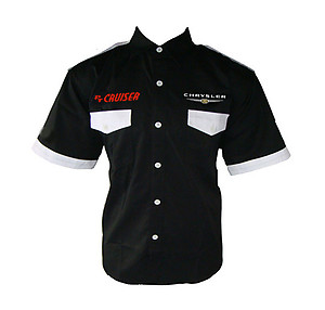 Chrysler PT Cruiser Crew Shirt Black and White