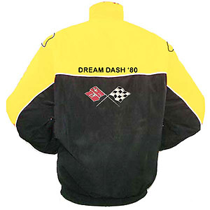 Corvette C3 Racing Jacket Yellow and Black