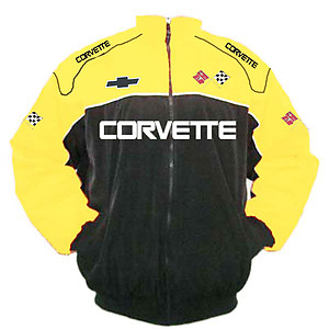 Corvette C3 Racing Jacket Yellow and Black