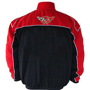 Corvette C5 Racing Jacket Red and Black