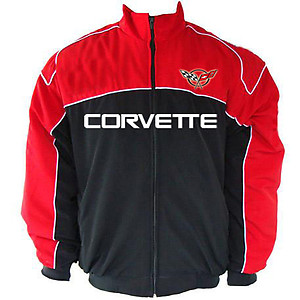 Corvette C5 Racing Jacket Red and Black