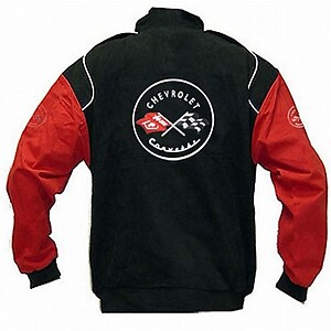 Corvette C1 Racing Jacket Black & Red