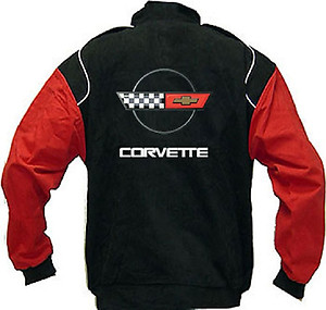 Corvette Racing Jacket Black and Red