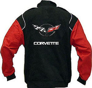Corvette C5 Racing Jacket Black and Red