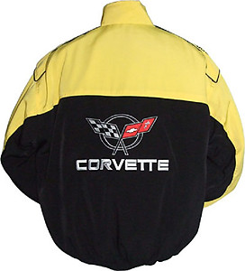 Corvette C5 Racing Jacket Black and Yellow