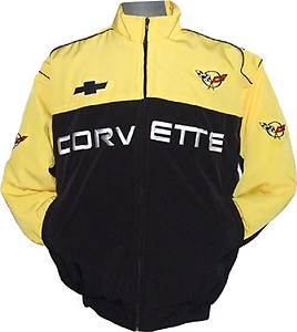 Corvette C5 Racing Jacket Black and Yellow