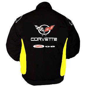 Corvette C5 Z06 Racing Jacket Black and Yellow
