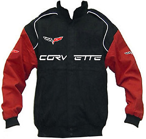 Corvette C6 Racing Jacket Black and Red