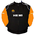 Dodge Hemi Racing Jacket Black and Orange