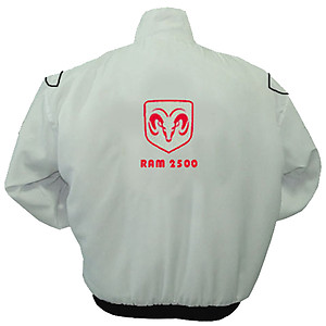 Dodge Ram 2500 Racing Jacket White