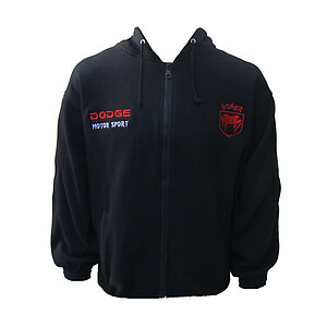 Dodge Viper Hoodie Sweatshirt Black and Red