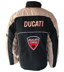 Ducati Corse Jacket Black & Light Gray