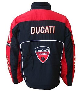 Ducati Corse Jacket Black & Light Gray