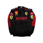 Ferrari F1 Team Jacket Black with Red Trim