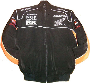 Honda Repsol Snap-On Racing Jacket Black & Orange