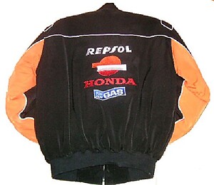 Honda Repsol Snap-On Racing Jacket Black & Orange