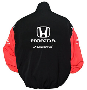 Honda Accord Racing Jacket Black and Red