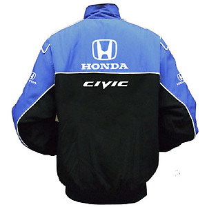 Honda Civic Racing Jacket Blue and Black