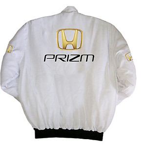 Honda Prizm Racing Jacket White