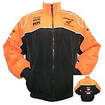 Honda Repsol Racing Jacket Orange on Black