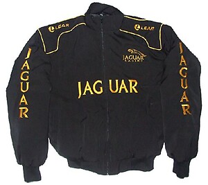 Jaguar Lear Black Racing Jacket