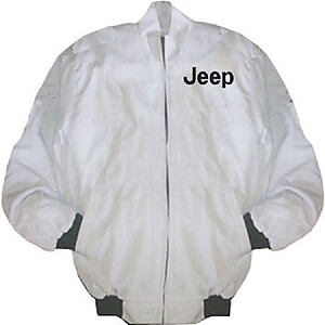 Jeep Racing Jacket White