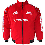 Kawasaki KX Motorcycle Jacket Red