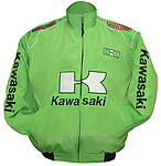 Kawasaki Motorcycle Jacket Light Green