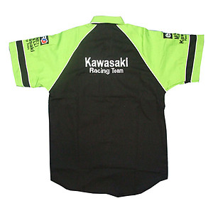 Kawasaki Crew Shirt Light Green and Black