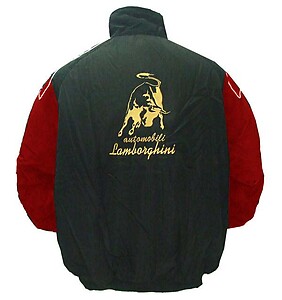 Lamborghini Racing Jacket Black and Red