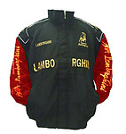 Lamborghini Racing Jacket Black and Red