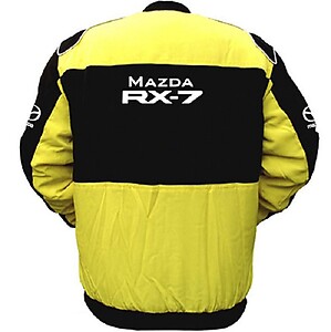 Mazda RX-7 Racing Jacket Yellow and Black
