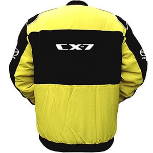 Mazda CX-7 Racing Jacket Yellow and Black